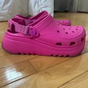 Xscape crocs, pink, size 8 womens